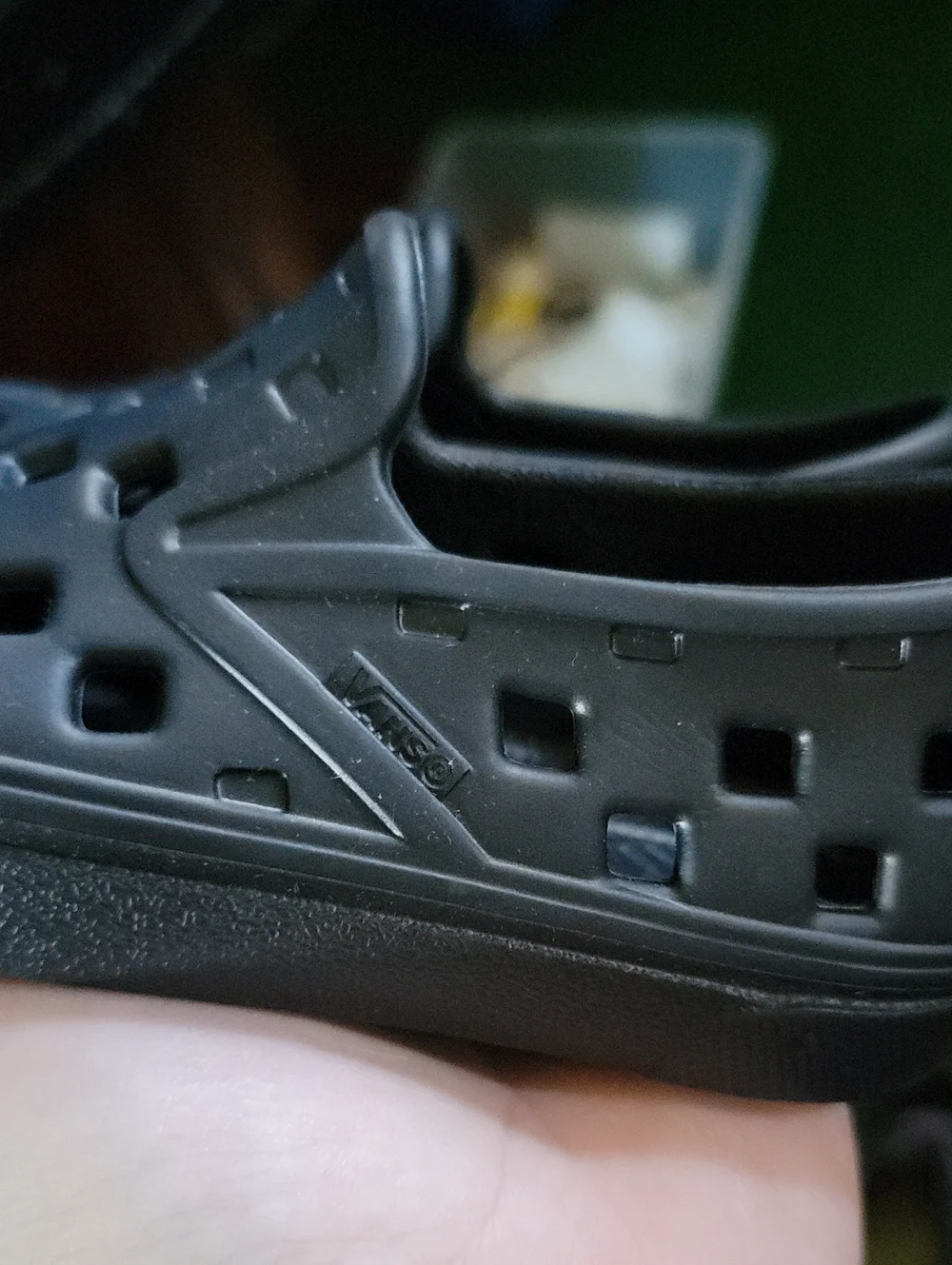 Vans Kids' Black Slip-On Clog